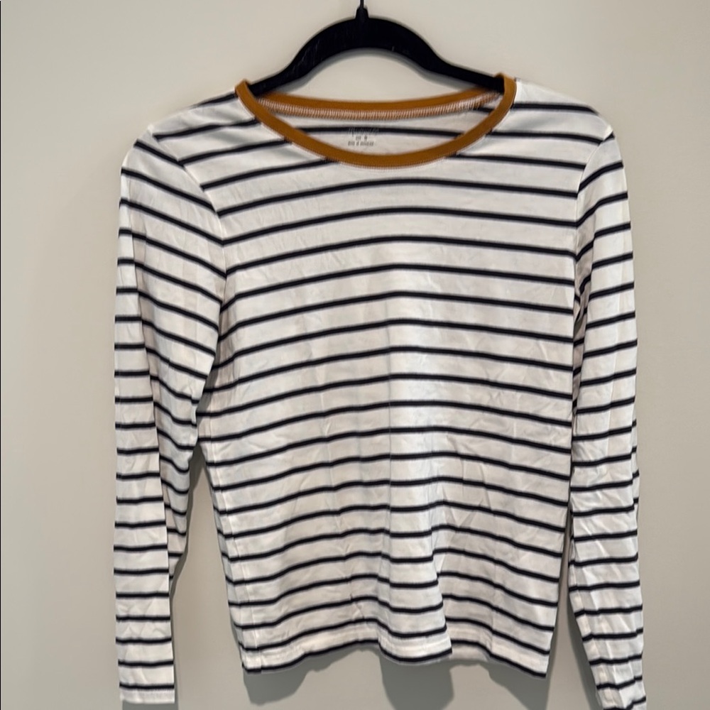 Madewell Striped Long Sleeve Top